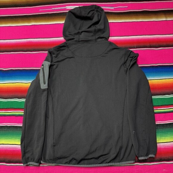 Arc'teryx Covert Cardigan Hoodie Jacket Women M Black Zip Fleece Gorpcore *FLAWS - Picture 5 of 10